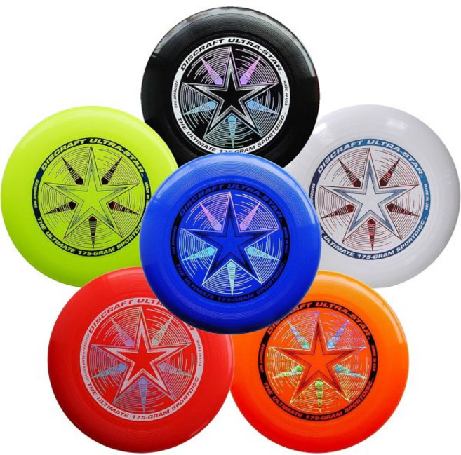 Driven Disc Golf 얼티미트원반 원반던지기 프리스비 플라잉디스크 디스크래프트 얼티밋 번들 - 6개의 울트라 스타 스포츠 디스크