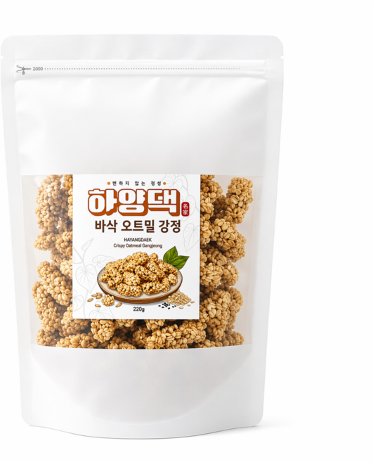 하양댁 바삭 오트밀 강정, 1개, 220g