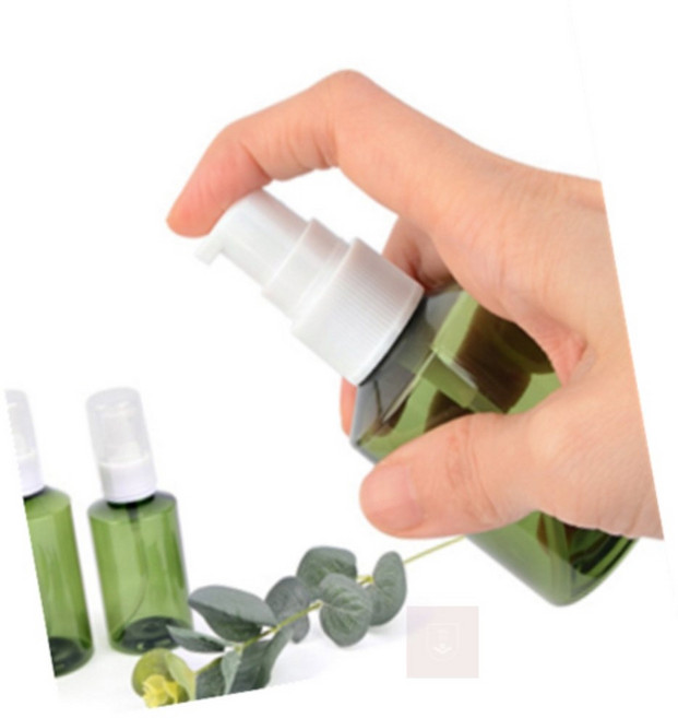 돼지네만물상 여행용공병 공병용기 자외선차단 펌핑 뚜껑 그린 공병 화장품병, 150ml