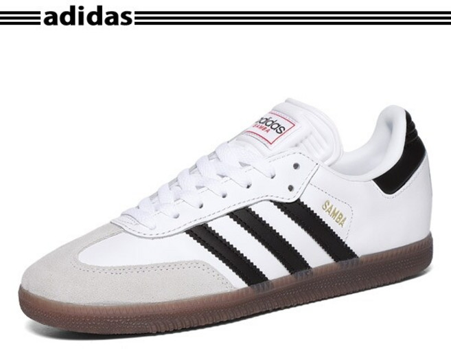 [아디다스] (정품) 스니커즈 삼바 J 화이트 블랙 IF1944