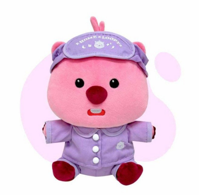 Zanmang Loopy 잔망 루피 파자마 파티 에디션 봉제 인형 25cm, 04. 수영 잔망루피 인형 25cm