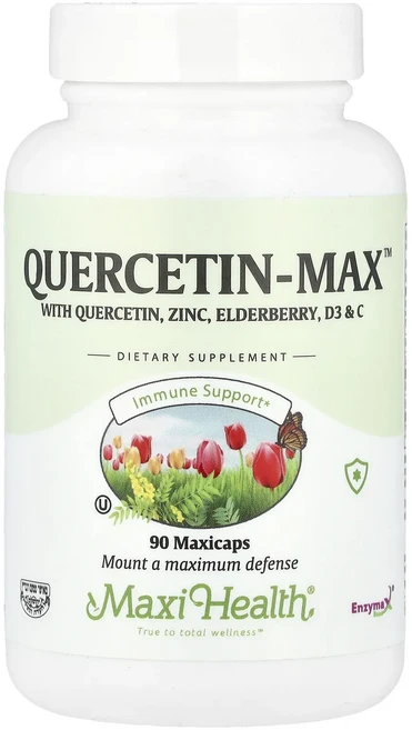 새해 첫좋은선물 Maxi Health Quercetin-Max™ 맥시캡 90정 제대로 할인합니다, MaxiHealthQuercetinMax맥시캡90정, 1개 - 쿠팡