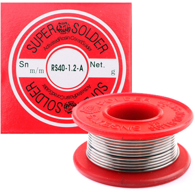 신성금속 RS40-1.2-A 유연 송진 실납 SN40 (70g), 1개