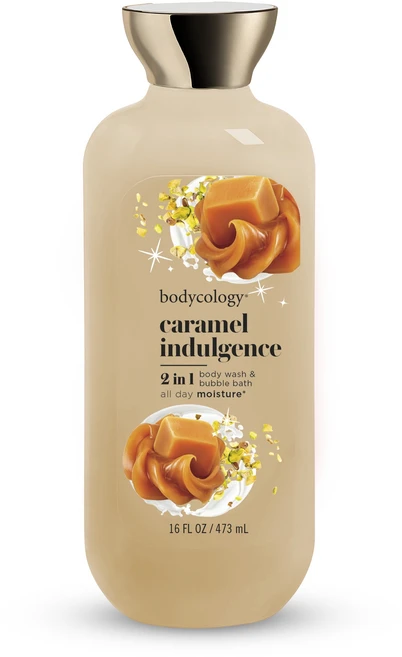바디콜로지 카라멜 Caramel Indulgence 2in1 향수 포밍 바디 워시, 1개, 473ml - 쿠팡