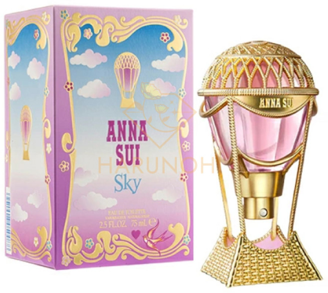 일본 ANNA SUI 안나수이 스카이 오드뚜왈렛 EDT SP 향수 75ml, 1개