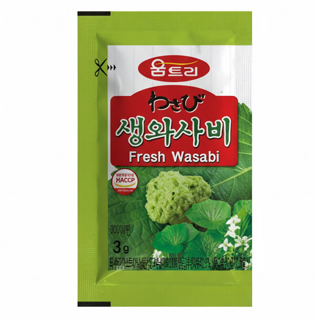 움트리 생와사비, 3g, 20개