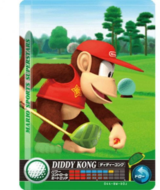 닌텐도 스위치 Wii U 3DS용 마리오 스포츠 슈퍼스타 아미보 카드 골프 디디콩, 닌텐도 스위치 Wii U 3DS용 마리오 스포츠 슈퍼스