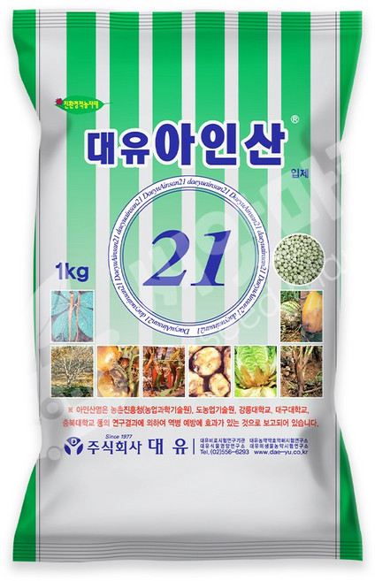 대유 아인산 1kg 역병 노균병 농작물 피해 예방 아인산염 기능성 비료, 2개