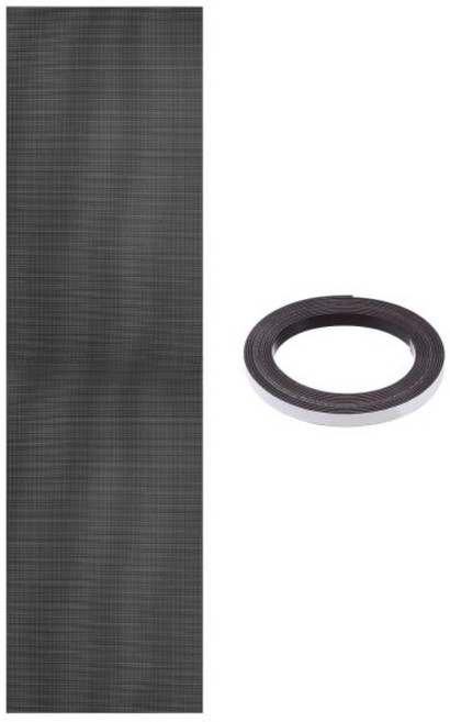 파티킬 PC 팬 먼지 망 1000mm x 300mm 0.5mm 구멍 1세트 PVC 컴퓨터 쿨러 먼지 필터 PC 케이스 커버 그릴 자석 스트립, 1000mm x 300mm x 0.8mm, 검정