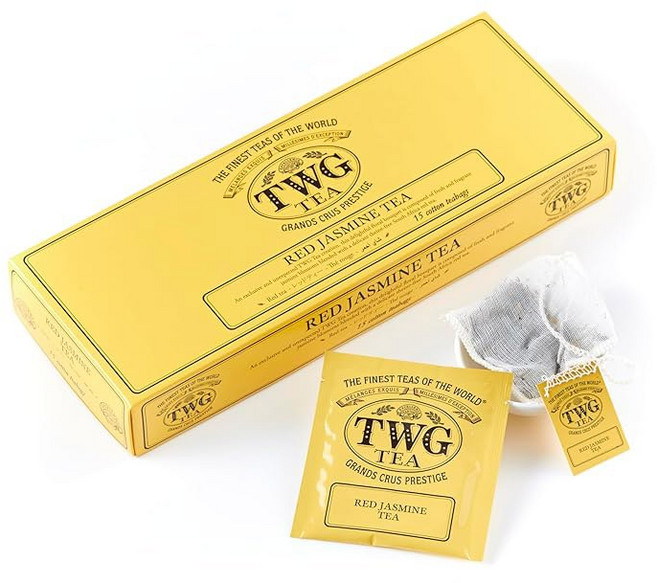 TWG 티 | 바닐라 버번 루이 15 핸드 바느질 면 티백 선물 세트