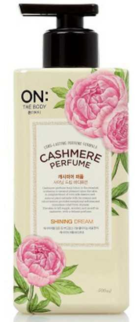 온더바디 캐시미어퍼퓸 샤이닝드림 바디로션 400ml, 1개