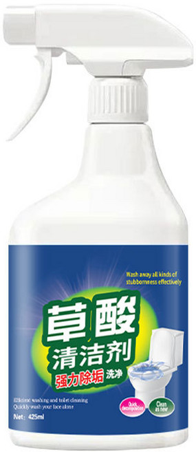 草酸清潔劑 強力去污除垢 浴室清潔劑 磁磚清潔劑, 1個, 425mlx2