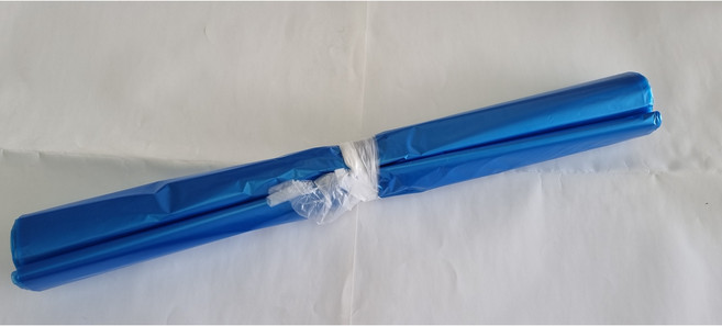 쓰레기봉투/재활용봉지/대형/비포/평판봉지, 4호-75x95 청색/100장, 1개