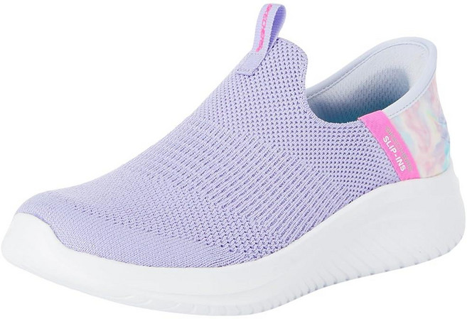 Skechers 여아용 울트라 플렉스 3.0 콜로리 와일드 라벤더/멀티. 12 작은 아이