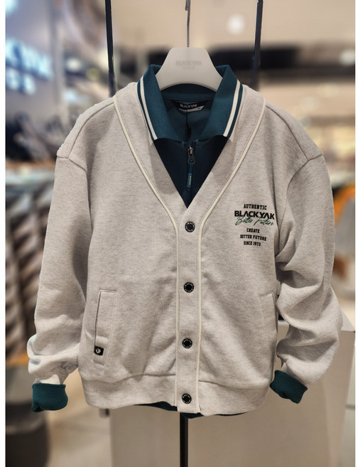 블랙야크키즈 BK쿠지가디건OV 아동 캐주얼 오버핏 가디건