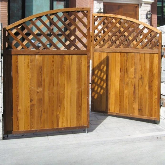 농촌 대문 주문제작 아치문 농촌 방부목 게이트 전원주택 시골집 나무 울타리