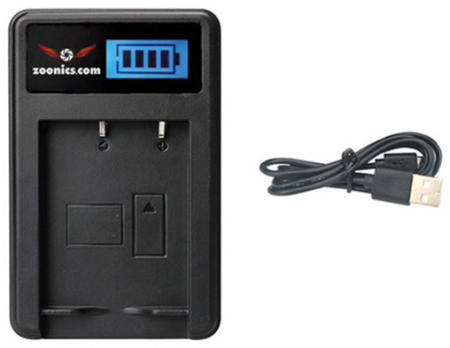 주닉스 카메라 배터리 5핀 USB 충전기 소니 캐논 니콘 호환 충전 NP-11L, 1개, NP-11L 충전기