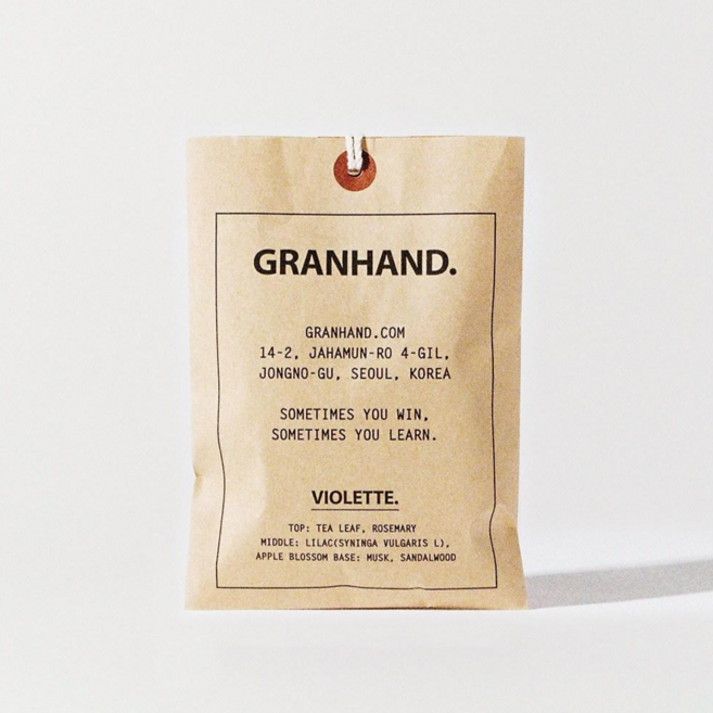 그랑핸드 사쉐 9종 택 1 granhand 방향제, 1개, 비올레뜨 Violette