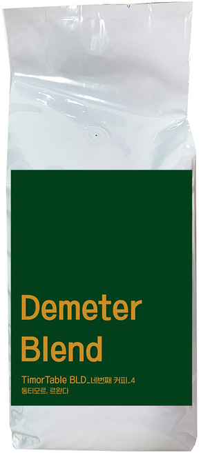 동티모르 커피 티모르테이블 데미테르 블렌딩, 500g, 에스프레소, 1개