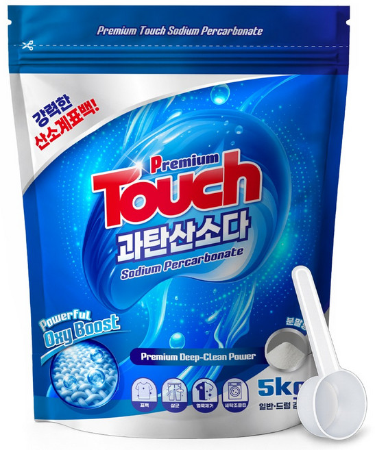 터치 과탄산소다 국산100% 산소계 표백제 스푼 증정, 5kg