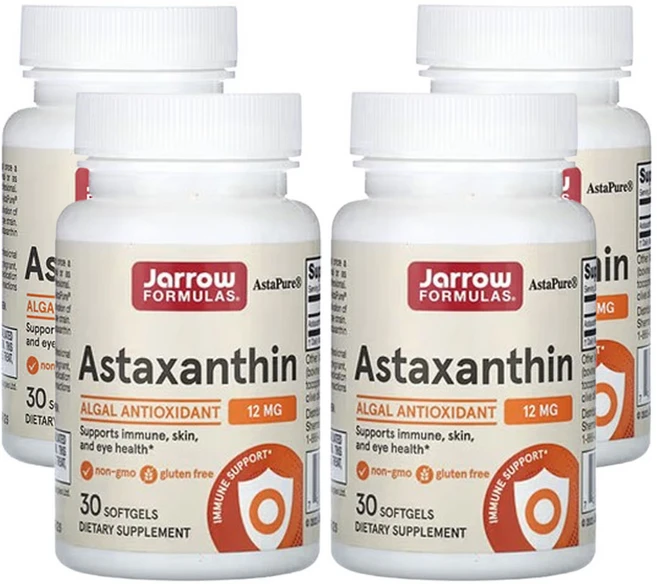 재로우 포뮬러 아스타잔틴 12mg 30소프트젤, 4개, 30정 - 쿠팡