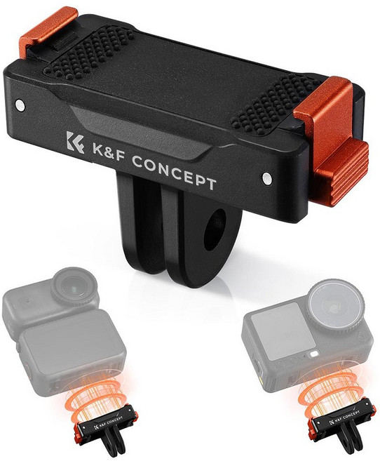 K&F CONCEPT DJI 오즈모 액션6 나노용 마그네틱 퀵릴리즈 어댑터 KF12.0030, 1개