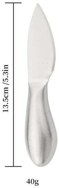 나이프 개 매트 스테인리스 버터 스틸 세트 다용도 1 품질 슬라이서 뒤집개 골드 손잡이 치즈 분배기 나이프, pointed cheese knife 3, 1개