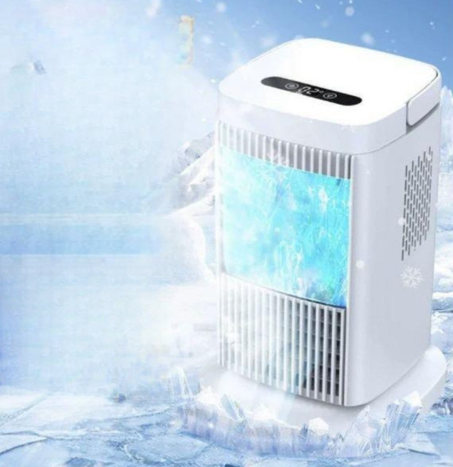 차박용 에어컨 무시동 휴대용 이동식 야외 에어콘 일체형 이동형 차량용, 화이트 110 v 미국 전압