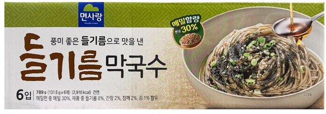 면사랑 들기름 막국수 6인분, 789g, 1개