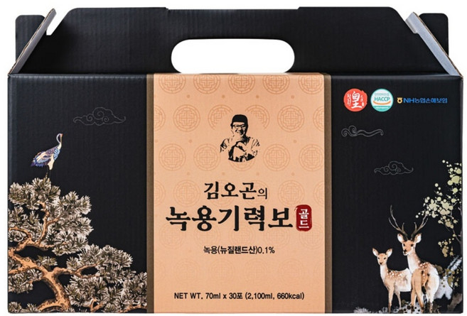 [김오곤의 녹용기력보] 원기회복 십전대보 한약재 진액, 30개, 70ml