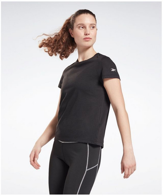 리복 여성 WOR COMM 반팔 티셔츠 - 블랙 GR9476 RETS2E365BK