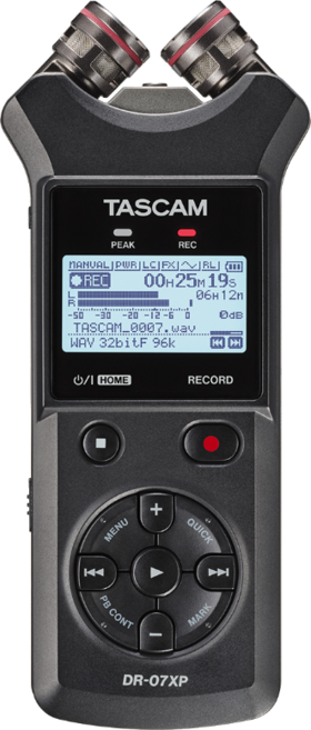 DR-07XP 녹음기 스테레오 레코더 타스캠 [정품] TASCAM DR-07X 후속제품