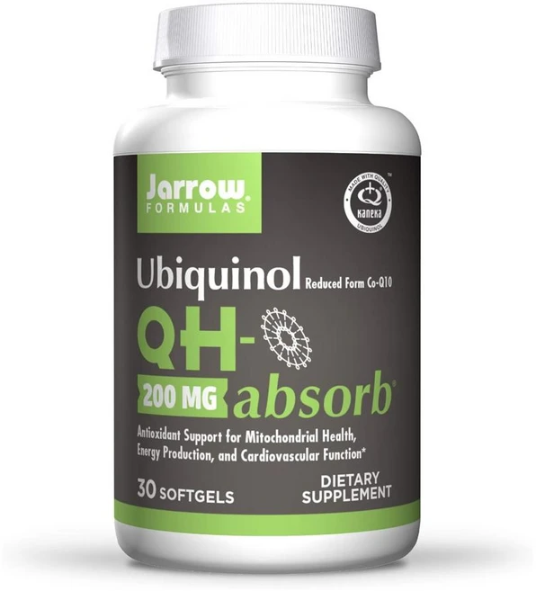 Jarrow Formulas QH-Absorb 200 mg 코큐텐 30정, 1개 - 쿠팡