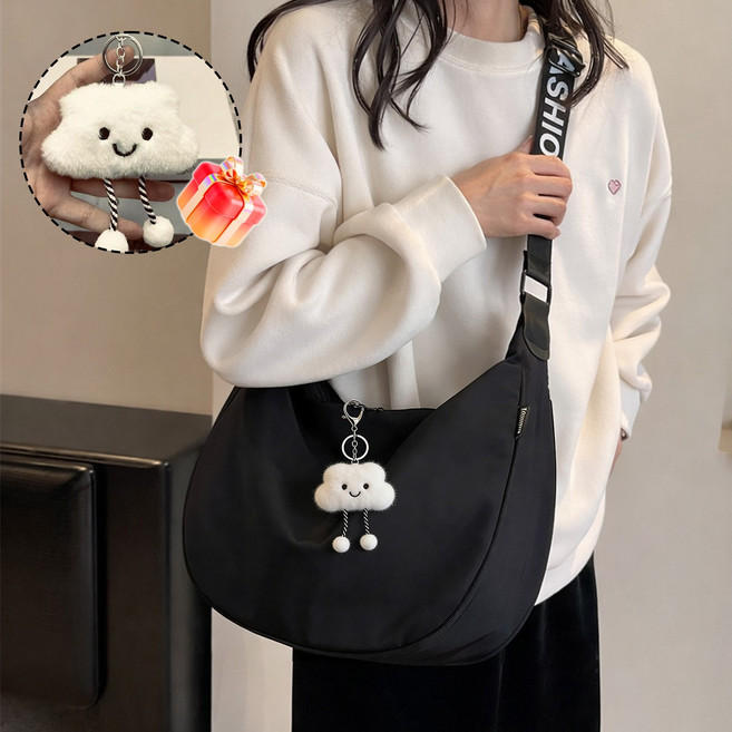 Novah 여성 옥스포드 만두백 숄더백 크로스백 가벼운 데일리 캐주얼 방수 가방