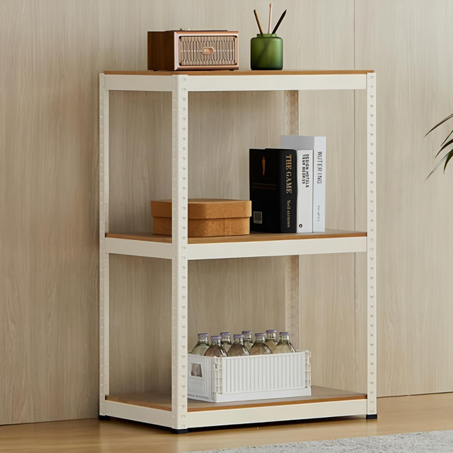 Tres Belle 小型組裝式角鋼架, 象牙色, 3層