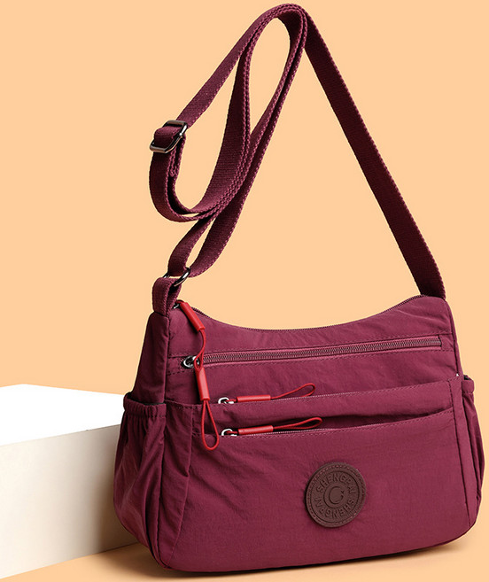 금원 가벼운 나일론 생활방수 여성용 크로스가방