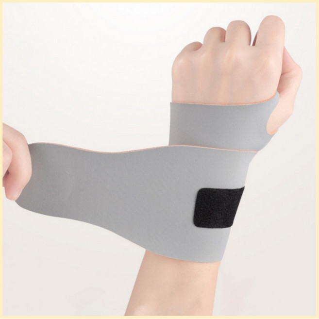 세이브데이 편안한 데일리 손목보호대, 그레이, 2개