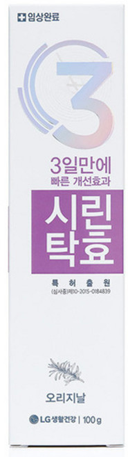 페리오 시린탁효 치약 오리지날, 1개, 100g