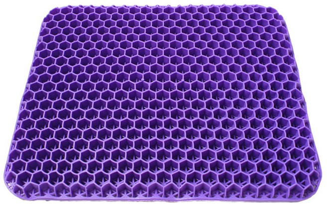 허니콤 쿨링 실리콘 젤리 방석 쿨시트 에어셀 벌집 통풍 방석 무중력 젤방석 커버 포함 M사이즈 1(개) 2603범용, 상세페이지 참조