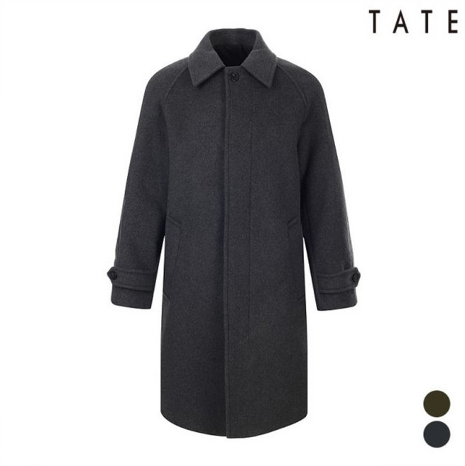 테이트 남성 세미오버핏모직코트 KABW0-MCH030