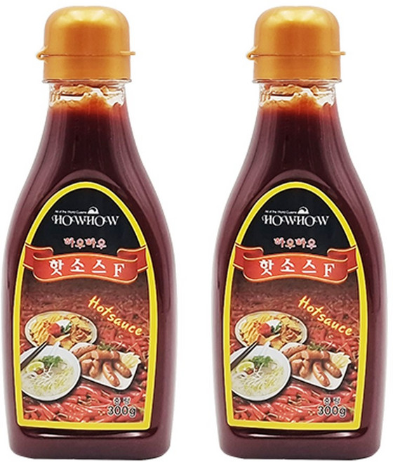 하우하우 프리미엄 핫소스, 300g, 2개
