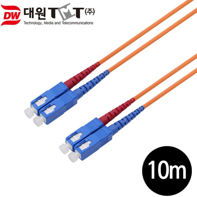 대원TMT 대원TMT 광점퍼코드 SC-SC 2코어 멀티모드 OM1 10M
