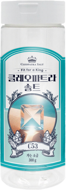 가는암염 클레오파트라솔트 시즈닝, 1개, 300g
