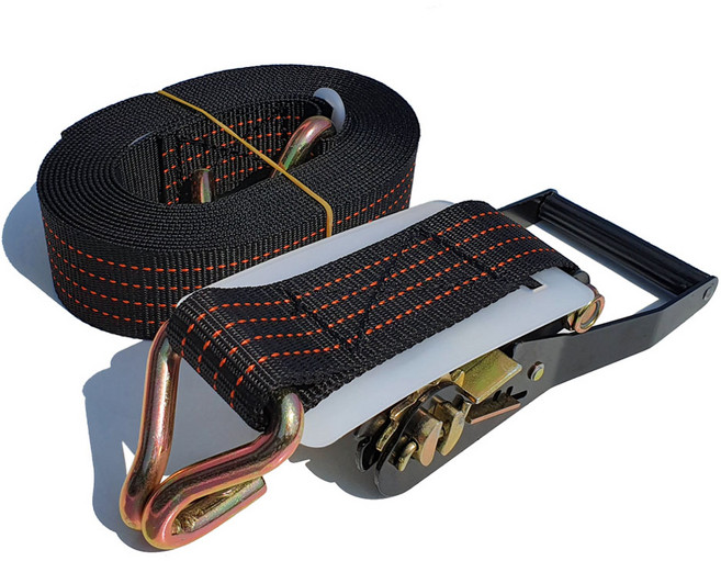 나이스본 50mm환봉 자동바세트 깔깔이바 화물차용품 라쳇바 화물바 고정바 라쳇벨트 스트랩, 검정, 1개