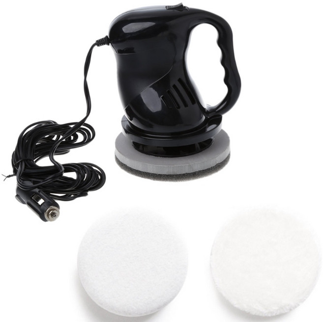 12V 40W 연마 기계 자동차 자동 광택기 전기 공구 버핑 왁스 왁스, 검은색