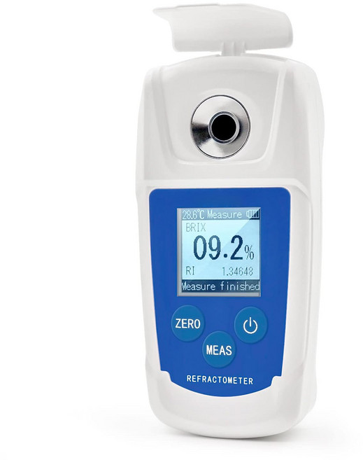 프리라이프 - 고정밀 당도 측정기 휴대용 디지털 당도계 0-55% 브릭스 측정, 1개, UD-55