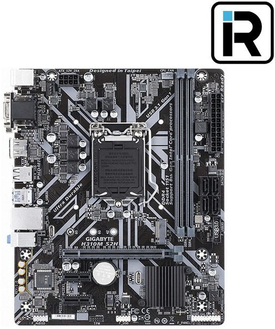 H310M S2H 8세대 9세대 1151v2 기가바이트 메인보드