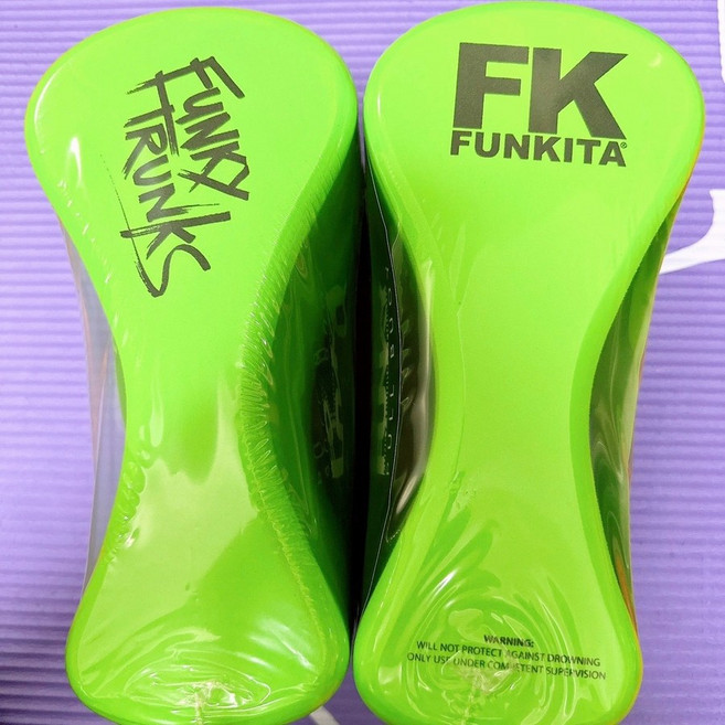 SKL 풀부이 헬퍼 수영 땅콩 수영용품 트레이닝 그린 펑키타 스팟, E