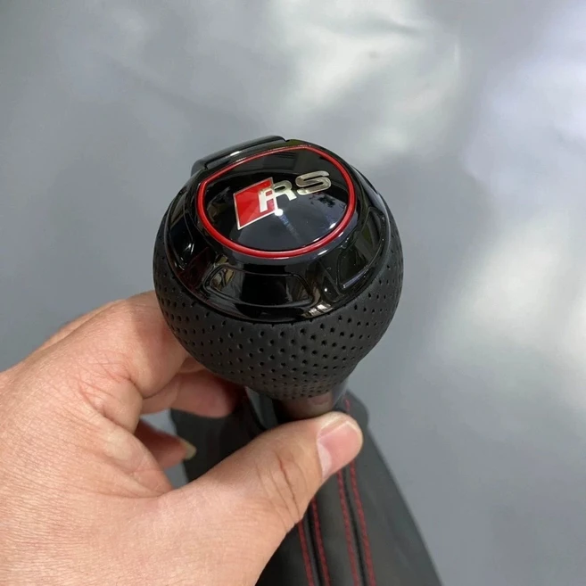 차량인테리어 차량용거치대 차량용충전 차량용품아우디 메가 기어 레버 수정 RS 시프트 핸드볼 RS 기어 헤, 01 A