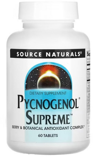 소스내츄럴스 피크노제놀 슈프림 타블렛, 60정, 1개